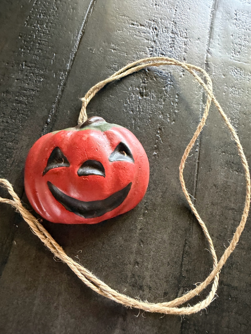 Red Pumpkin Pendant Necklace - Festive Women's Jewelry